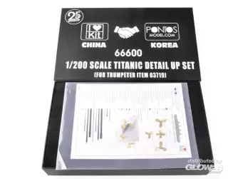 Trumpeter Titanic (kit 03719) Detail UP SET 1/200 pienoismallin lisäosa 66600
