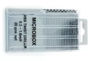 Vallejo Microbox drill set (20) 0.3-1.6mm