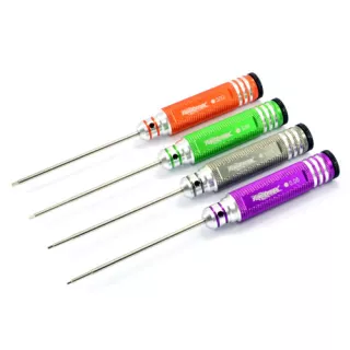 Fastrax Hardened Imperial Hex Driver Set (4) RC-auton varaosa