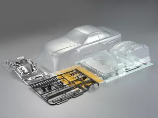 Killerbody Nissan Skyline R34 195MM Body RC-auton kori kirkas