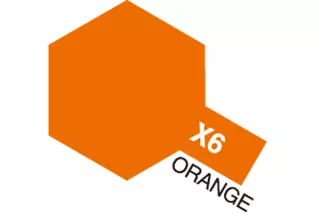 Acrylic Mini X-6 Orange