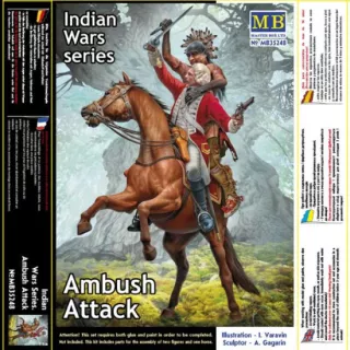 Master Box Indian Wars Series. Ambush Attack 1/35 figuuri 35248