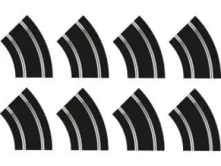 R2 Curve x 8 track extension pack