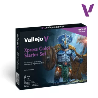 Vallejo Xpress Color starter set 12x18ml + figure