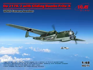 ICM 1/48 Do 217K-2 with Fritz-X, WWII German bomber