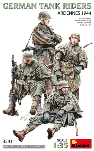 Miniart 1/35 German Tank Riders (Ardennes 1944)