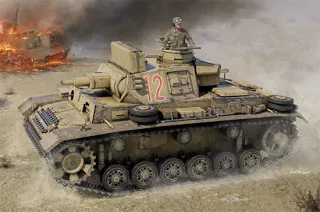 Trumpeter 1/16 Pz.Kpfw.III Ausf.N - Tunisia
