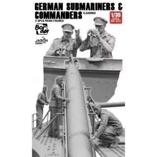 Border 1/35 German Submarines & Commanders (Loading) 5 pcs Resin Figures