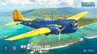 Specialhobby WH-1 139 "Early Dutch East 1/72 pienoismalli lentokone