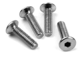 Flat Head Screw M2.6x10mm (4pcs)