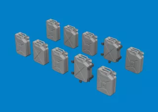Eduard 1/35 WWII German Jerry Cans set (3D Print)