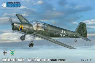Specialhobby 1/48 Bücker Bü 181B / Sk 25 Bestmann "WWII Trainer"