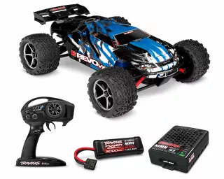 E-Revo 1/16 VXL 4WD RTR TQi TSM Blue - USB with Batt/Charger *