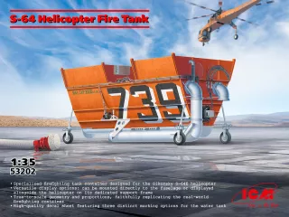 ICM 1/35 S-64 Helicopter Fire Tank (Vesitankki)