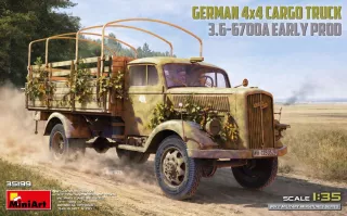 Miniart 1/35 German 3t 4x4 Cargo Truck 3.6-6700A Early Prod