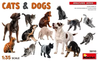 Miniart 1/35 Cats & Dogs set