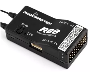 Receiver Radiomaster R88 V2 D8/D16/SFHSS vastaanotin