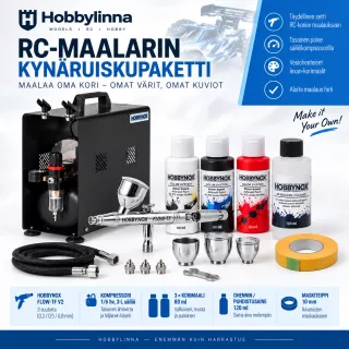 Hobbynox Compressor & Airbrush Set * *