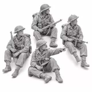 Hobby Fan Brittiläiset panssarivaunumiehistön sotilaat 1/35 (HF590)