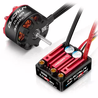 HOBBYWING QUICRUN COMBO ESC WP 10BL80/3530SL 2200KV OUT. MOT.