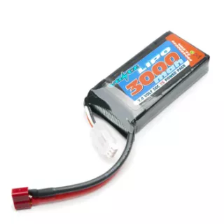 VOLTZ 3000mah 7.4V 30C LIPO SHORTY BATTERY PACK - DEANS