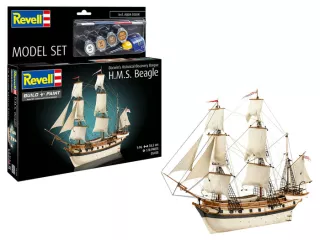 Revell Model Set HMS Beagle 1/96 pienoismalli laiva 65458