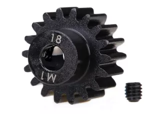 Traxxas Pinion Gear 18T 1.0M Pitch for 5mm Shaft (Machined) TRX6491R