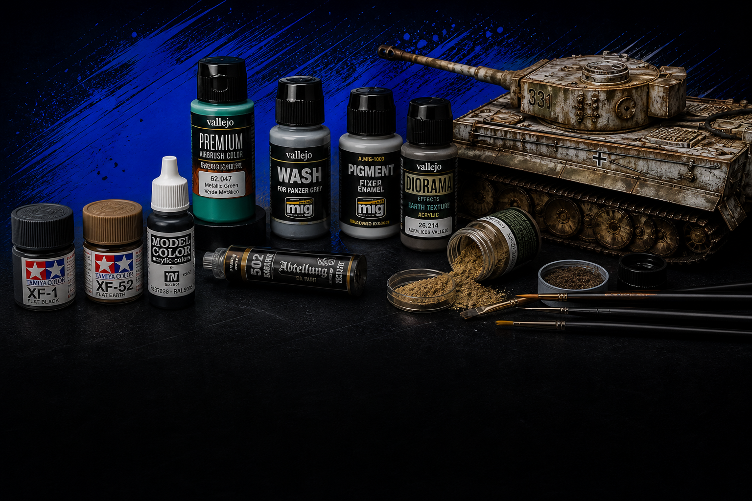 Paints for scale models