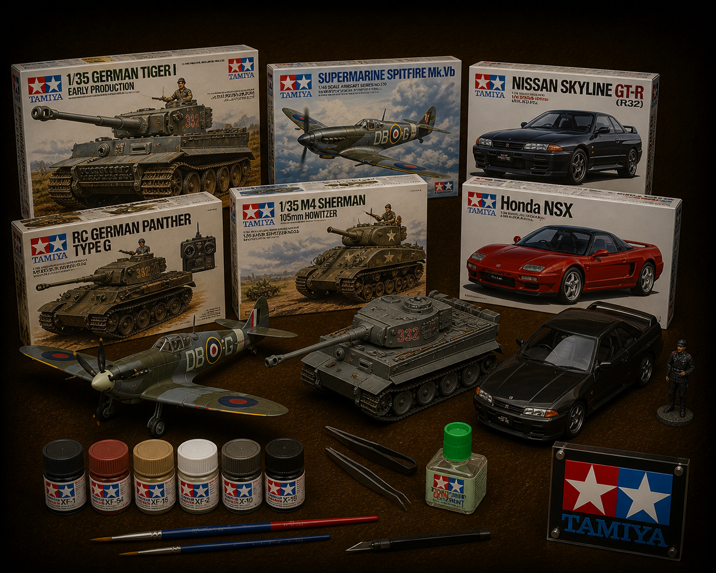 Tamiya pienoismallit