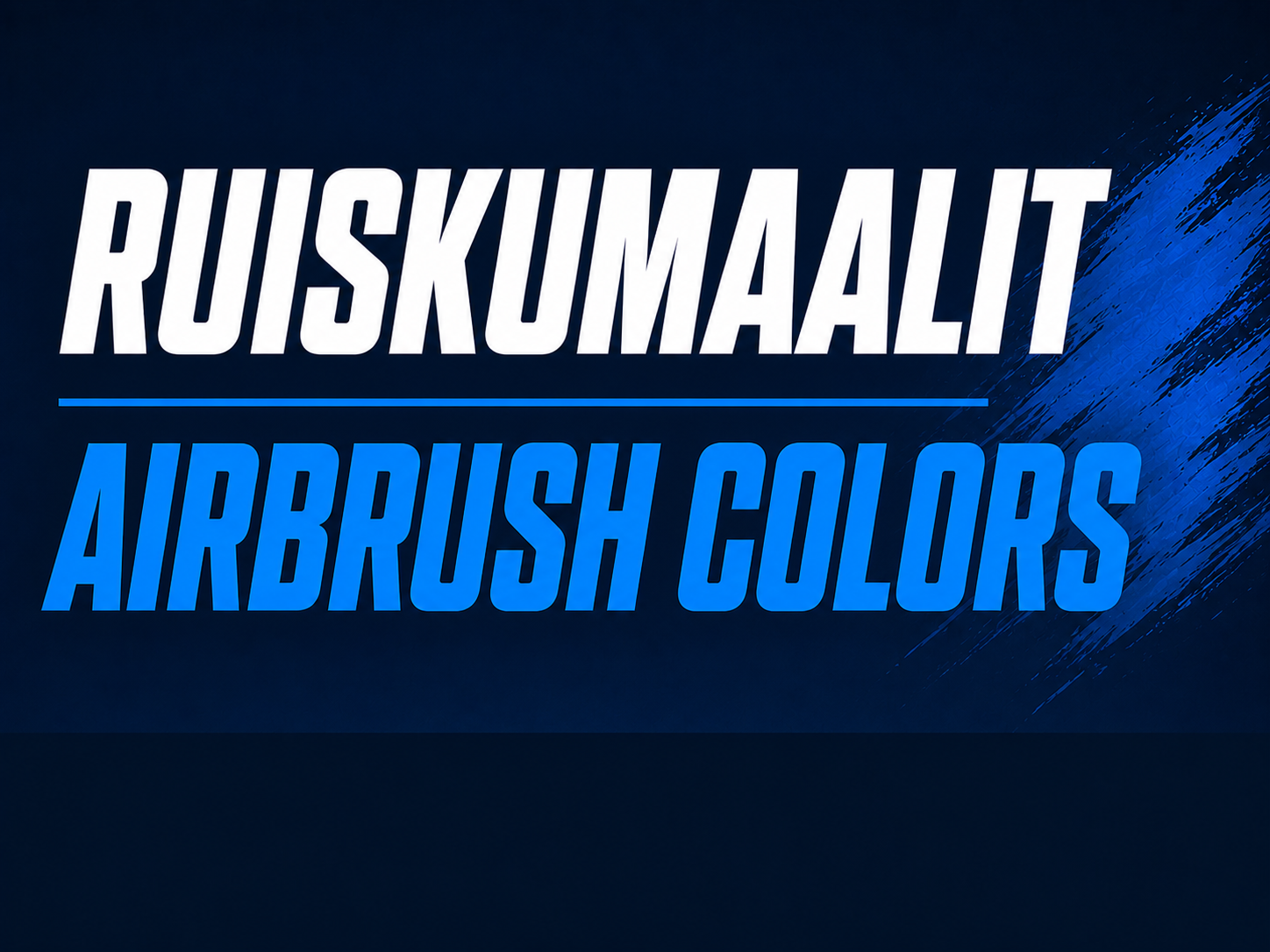 Korin ruiskumaalit